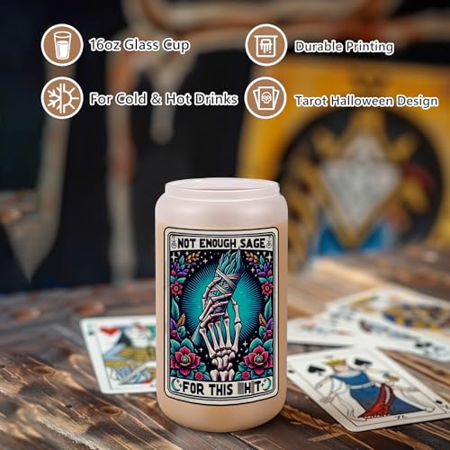 Tarot Card Skeleton Hand Mug - Gothic Witchy Gift for Women & Men