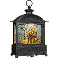 Halloween Snow Globe Lantern - Haunted House Variation - Spooky Decor