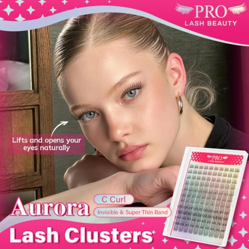 DIY Eyelash Clusters with Invisible Band - Natural Look, Waterproof, 8-18mm Mix - Aurora Variation of THIS listing