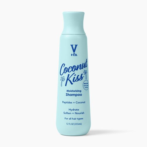 V&Co. Moisturizing Shampoo - Sulfate-Free, Color-Safe Formula with Peptide Technology | 12 Oz.