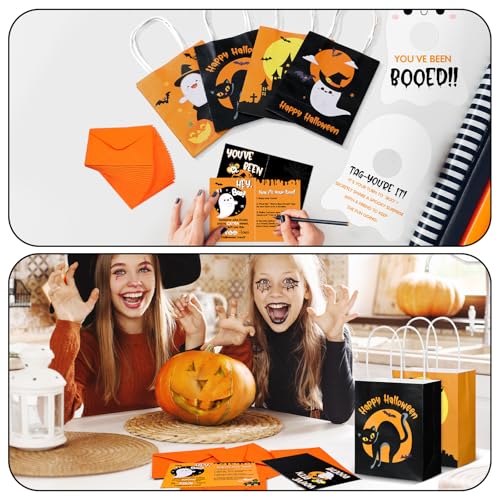 Halloween Booed Gift Set with Ghost Bag & Cards - Classic Style