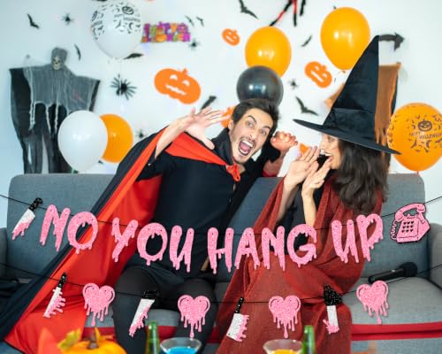 Halloween Scary Movie Night Banner Set - Glittery Party Decorations