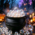 48PCS Iridescent Clear Plastic Ornament Balls for DIY Holiday & Party Decor