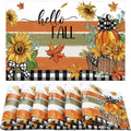 Fall Disposable Paper Placemats - 100 Pack for Thanksgiving & Autumn Dining