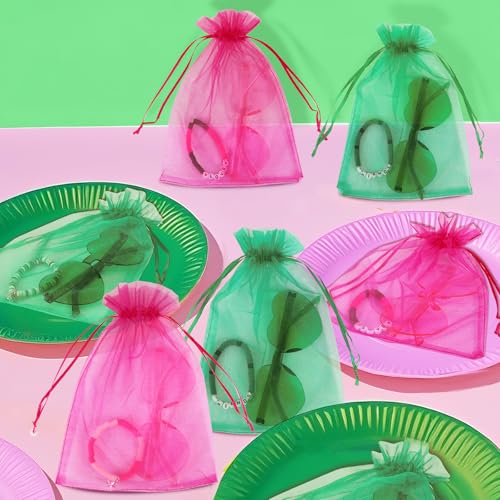 50 Pcs Kids Party Accessories Set with Sunglasses Bracelets & Goodie Bags