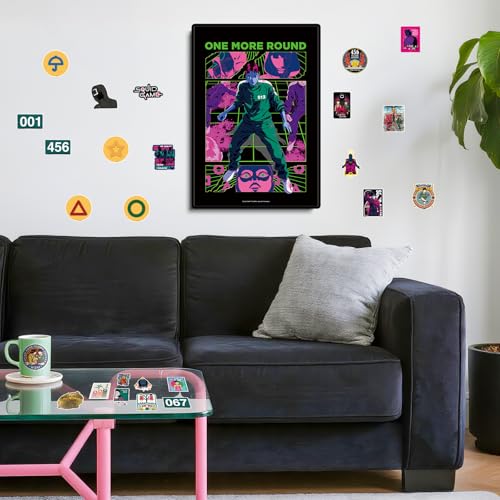 Survival Thriller Art Posters - 6pcs Dark Fantasy Mask & Bloody Code Design - Halloween Home Decor