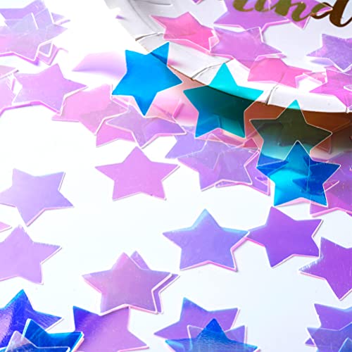 Iridescent Star Confetti for Baby Shower & Party Decor - 200 Counts