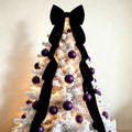 Halloween Decorations Big Black Bow - Christmas Tree Topper