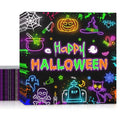 Halloween Paper Napkins 48 Pack - Ghost & Spooky Design for Parties & Events