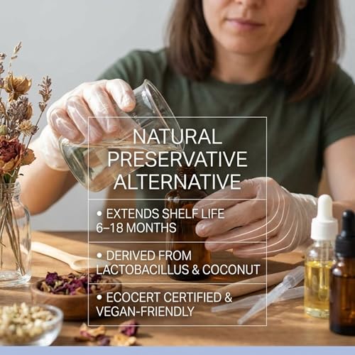 Skin Perfection Leucidal SF Complete - DIY Leucidal Liquid SF Natural Alternative Preservative for Lotion Making - Leucidal Liquid Complete with Lactobacillus & Coconut for Complete Protection 1oz