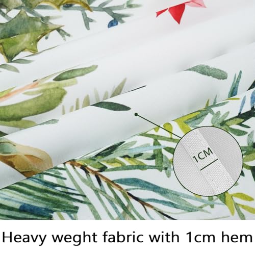 Christmas Tablecloth Rectangle Waterproof Spill-Proof 60 x 102 Inches - Festive Holiday Design