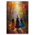 Halloween Wall Art Witch Poster 16x24 Unframed Gothic Dark Academia Decor - Style 2