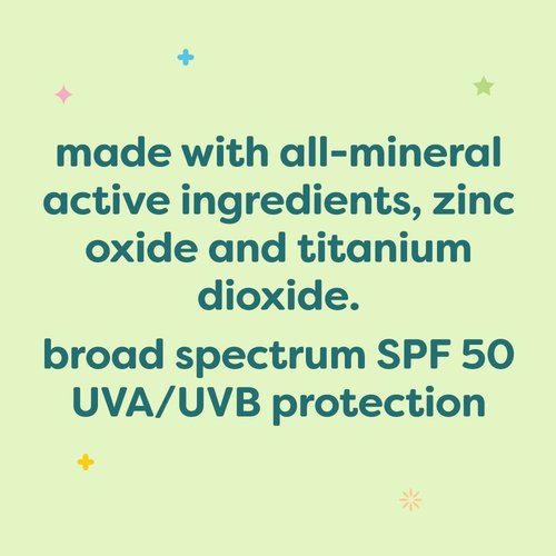 Babyganics SPF 50 Kids Mineral Sunscreen Roller Ball, Totally Tropical | UVA UVB Protection | Octinoxate & Oxybenzone Free | Water Resistant | 2 Pack (3 ounce)