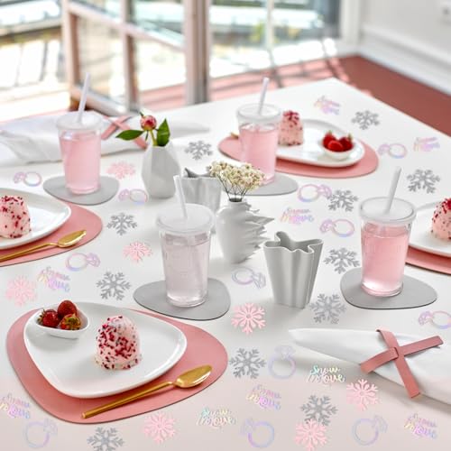 Snowflake Confetti Set - 100 Pieces Snow In Love Snowflake Party Decor - Snowflake-3
