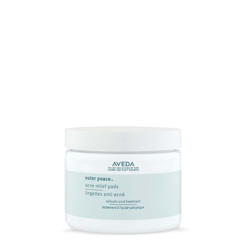 Aveda Outer Peace Acne Relief Pads - Salicylic Acid Exfoliation & Pore Unclogging | 50 Count