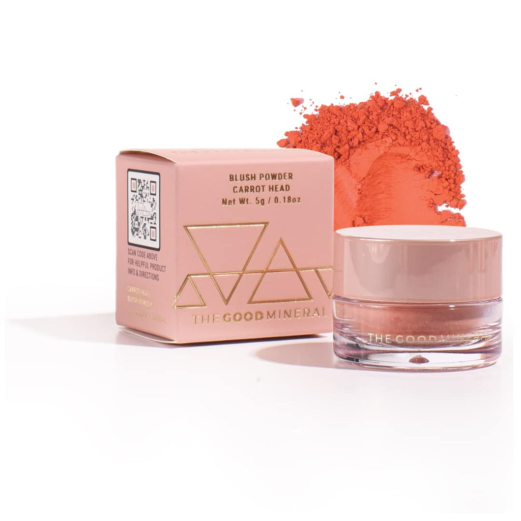 The Good Mineral Blush Boost - Carrot Head Shade for Radiant, Natural Glow