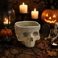 Food Safe Ceramic Skull Bowl - 500ml Halloween Candy & Serving Dish - Skeleton Head Decor
