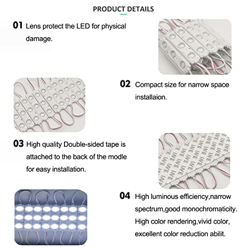 Erudite 20Pcs White LED Replacement Lights for Inflatables - Cool White