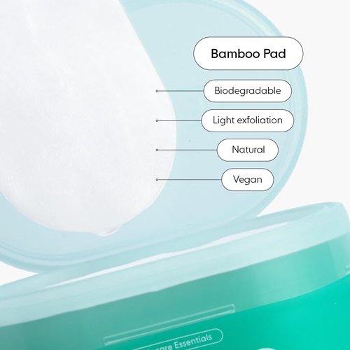 LOOPS Milky Cleanser Korean Skincare - Deep Cleansing and Hydrating Skin Care - Pre-soaked Bamboo Facial Cleansing Pads - Facial Wash with Milky Oil Complex - Oil Cleanser for Face - Pack of 60