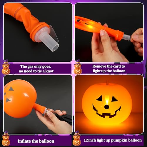 Religious Pumpkin Halloween Car Decorations Kit - Trunk or Treat SUV Backdrop & Banner Set with Balloons