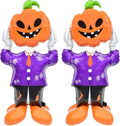Halloween Skeleton Balloon Set - Spooky Pumpkin Head & Skull Man Decorations