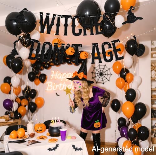 Halloween Witches Don't Age Banner – Halloween Party Decorations