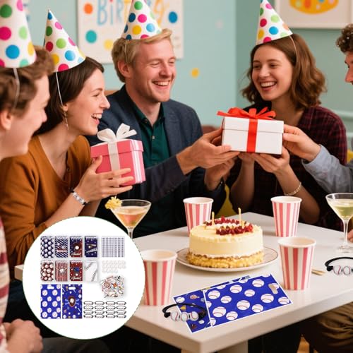 134Pcs Baseball Party Favors Set for Birthdays & Events