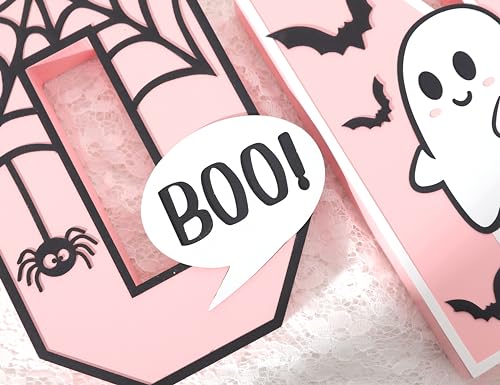Halloween Wooden Sign - Pink 'ONE' Letter Table Decoration for Baby Girl Birthday