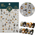 Halloween Nail Art Stickers Pumpkin Ghost Self-Adhesive Decals for DIY Manicure - 1 Sheet