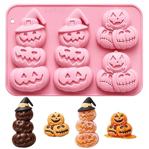 Halloween Pumpkin Silicone Mold for Chocolates Candies & Decorations