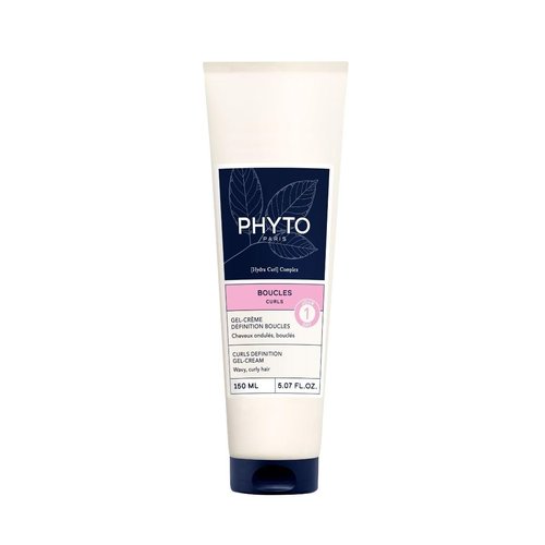 PHYTO Curl Definition Gel-Cream - Silicone-Free Curl Enhancer for Wavy & Curly Hair (2A–3A) - 24-Hour Anti-Frizz, Natural Hold & Shine - 5.07 fl oz