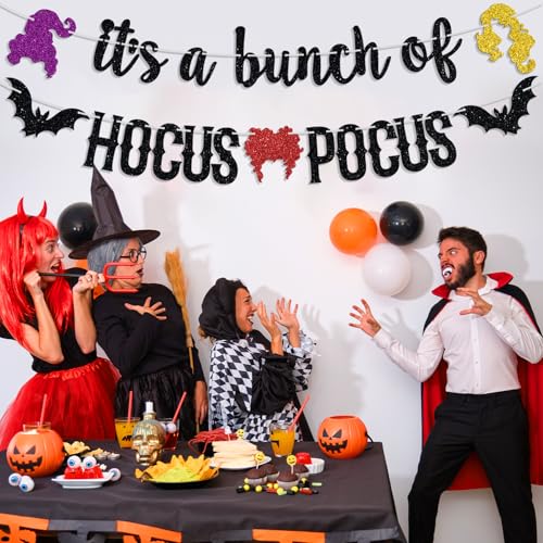 Halloween Banners - It's a Bunch of Hocus Pocus Party Decoration