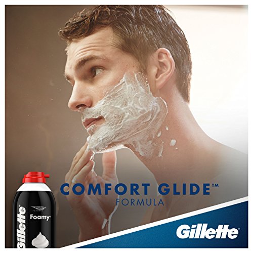 Gillette Foamy Regular Shaving Foam - 2 oz Pack of 4 - Classic, Rich Lather