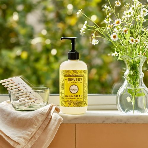 Mrs. MEYER'S CLEAN DAY Liquid Hand Soap Scent, 12.5 Fl Oz (Pack of 6) (Dandelion)