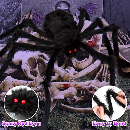 Halloween Spider Web Lights with 59