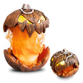Halloween Animatronic Pumpkin Decoration with LED Eyes and Surprising Pop-Up Mouth - Outdoor & Indoor Spooky Yard Light