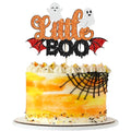 Halloween Little Boo Cake Topper - Orange 1Pc Ghost Party Decorations