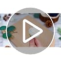 Artificial Fall Pumpkin & Eucalyptus Leaves Decor Set - Blue & White - 56 Pieces