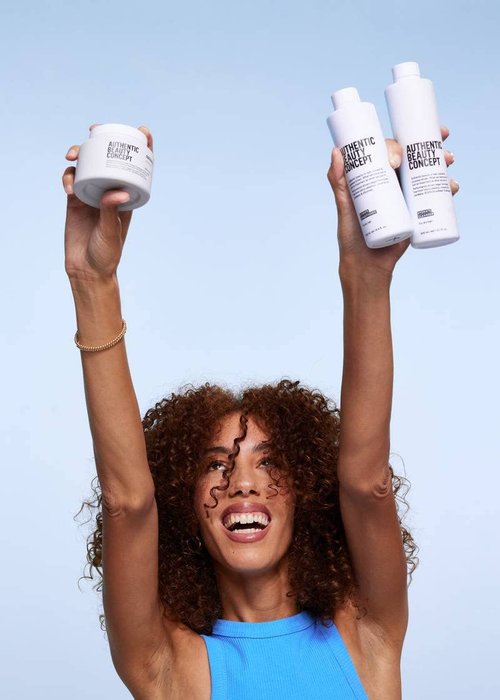 Authentic Beauty Concept Hydrate Mask - Moisture & Shine for Normal to Dry or Curly Hair | Vegan & Cruelty-Free