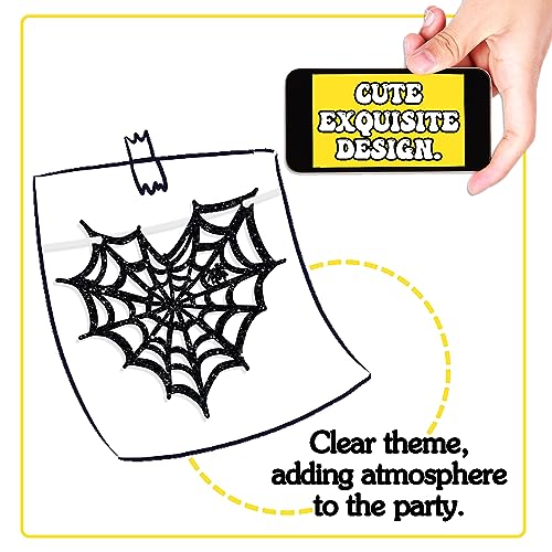 Halloween Banner - Ghoul Gang Horror Party Decorations, Reusable Glitter Sign