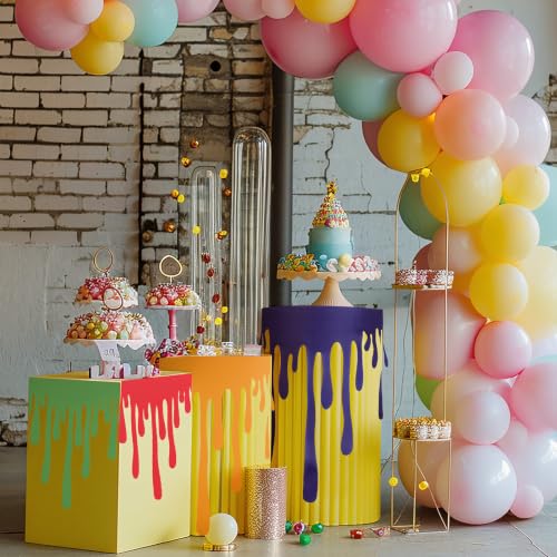 6 Pack Art Party Table Skirts - Classroom & Event Decorations