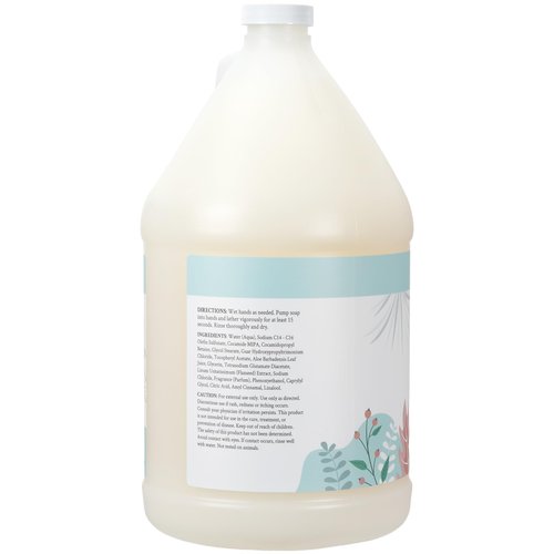 Ginger Lily Farms Botanicals Conditioning Liquid Hand Soap Refill, 100% Vegan & Cruelty-Free, Cucumber Mint Bliss Scent, 1 Gallon (128 fl oz)