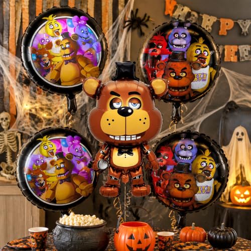 Foil Balloon Party Decorations 5pcs Halloween Birthday Celebration Supplies