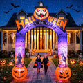 10 FT Halloween Inflatable Archway with LED Lights for Outdoor Lawn Decor