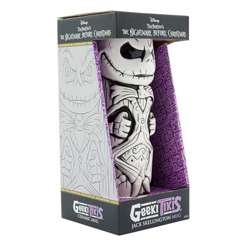 Nightmare Before Christmas Jack Skellington Ceramic Mug - 16oz Tiki Party Drinkware