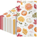 Fall Paper Napkins - 100-Pack Maple Leaf Autumn Disposable Party Napkins