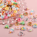 50PCS Dessert Nail Charms Set - Kawaii Resin Decorations for Nail Art & DIY Crafts