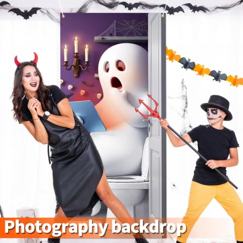 Halloween Ghost Door Cover Movie Night Variation of THIS listing