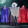 Halloween Hanging Clown Decorations - Spooky Outdoor Party Props, Set of 3