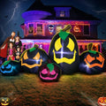 9FT Halloween Inflatable Pumpkin Decoration with LED Lights for Outdoor Yard Lawn